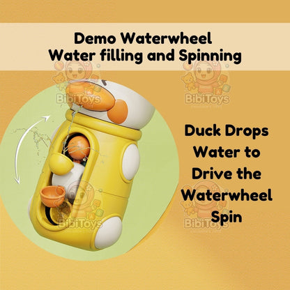 BIBISWIM Rotating Water Wheel Bath Toy