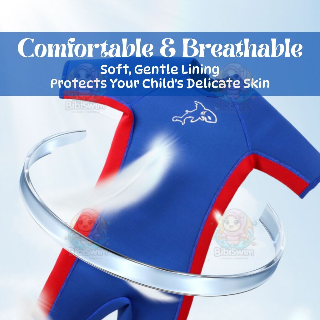 BIBISWIM Kids Cold Water Wetsuit UPF 50