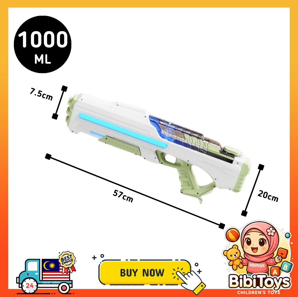 BIBISWIM AquaJet Pro Rechargeable Water Blaster