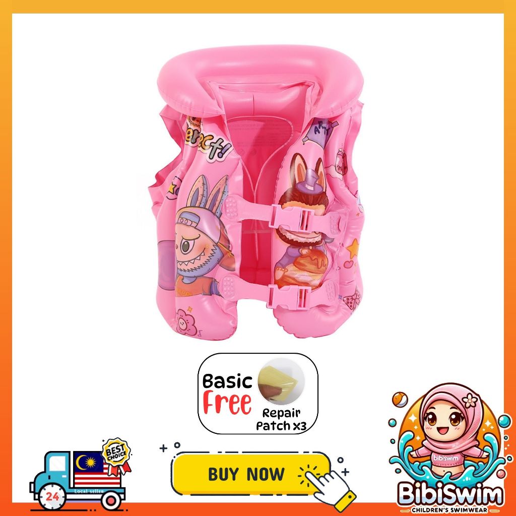 BIBISWIM Kids Inflatable Life Vest