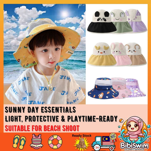 BIBISWIM UPF 50 Baby Sun Hat Quick-Dry Foldable