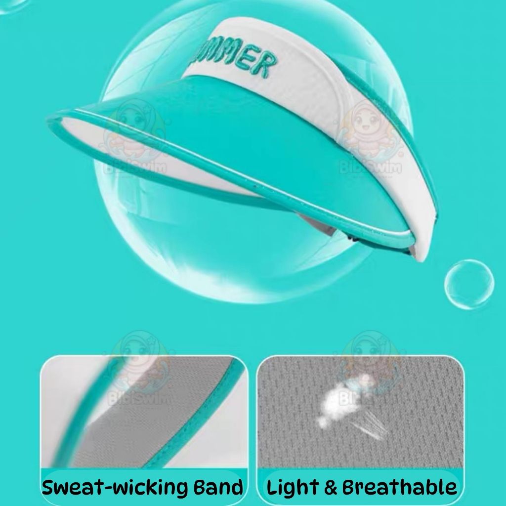 BIBISWIM Sun Safe Kids Brim Hat