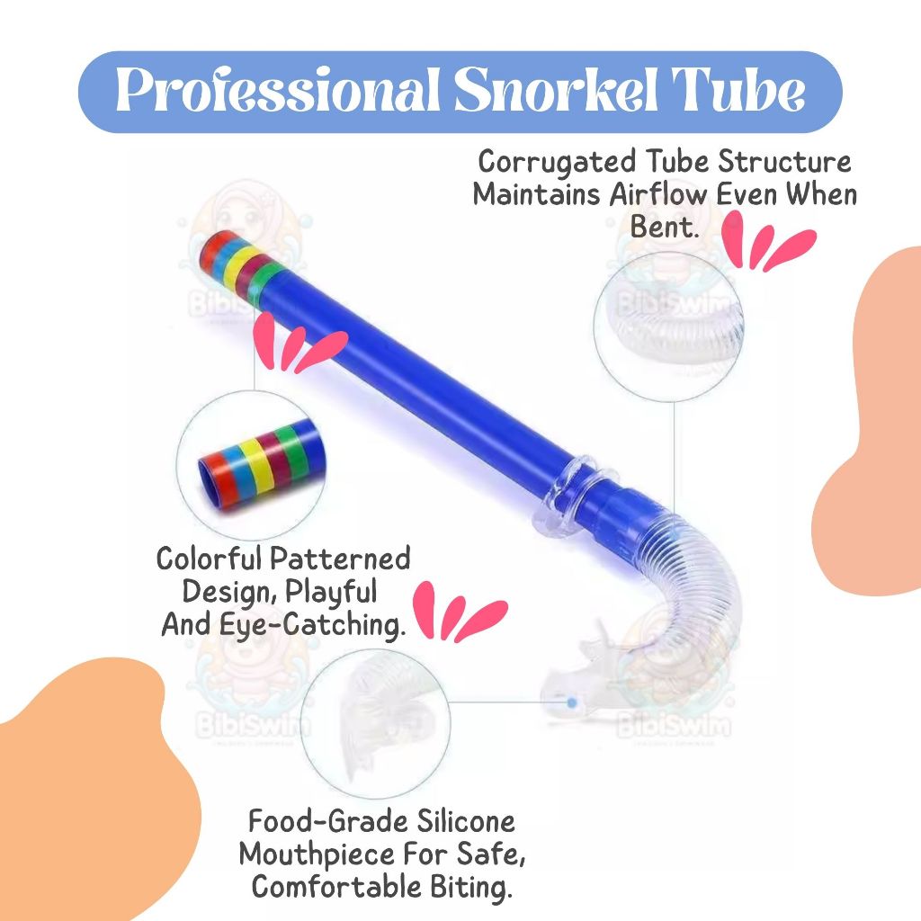 BIBISWIM Anti-Fog Leakproof Snorkel Set