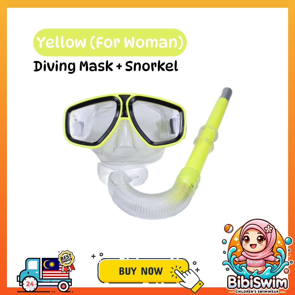 BIBISWIM Anti-Fog Leakproof Snorkel Set