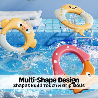 BIBISWIM Octopus Ring Toss Bath Toy