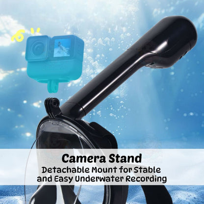 BIBISWIM Panoramic Anti-Fog Snorkel Mask