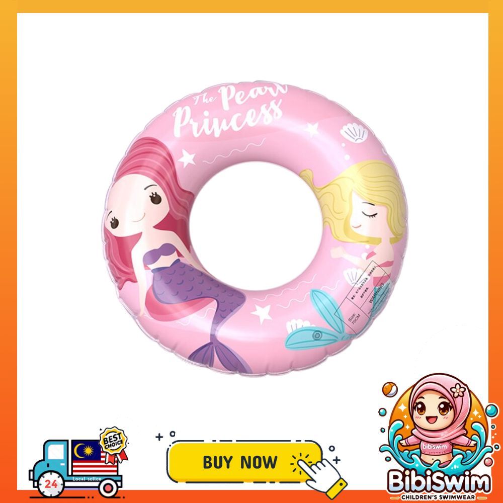 BIBISWIM Cartoon Kids Swim Ring 1+