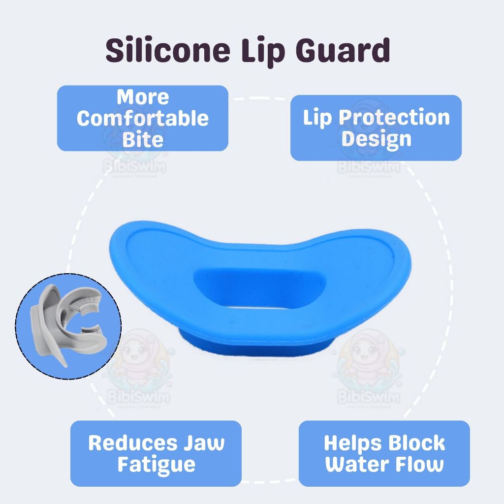 BIBISWIM Ocean Silicone Diving Snorkel Mouthpiece