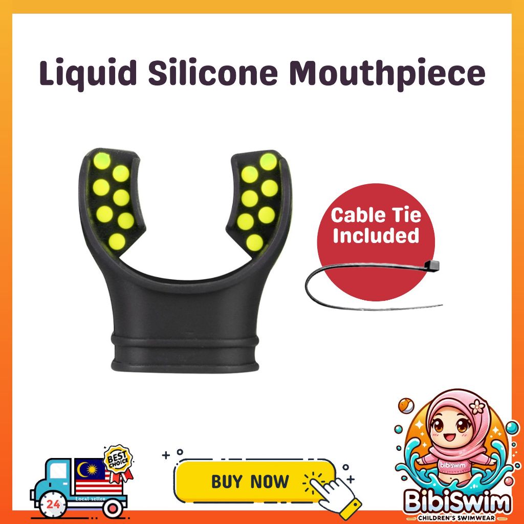 BIBISWIM Ocean Silicone Diving Snorkel Mouthpiece