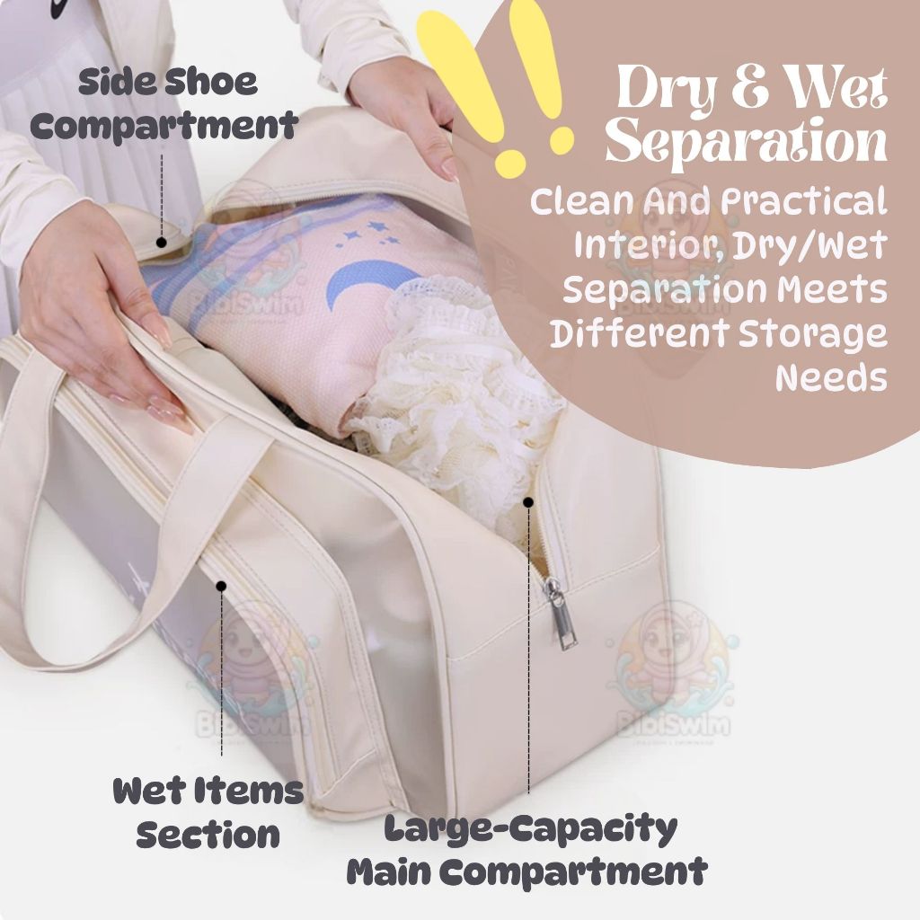 BIBISWIM Seaside Waterproof Dry/Wet Separation Bag