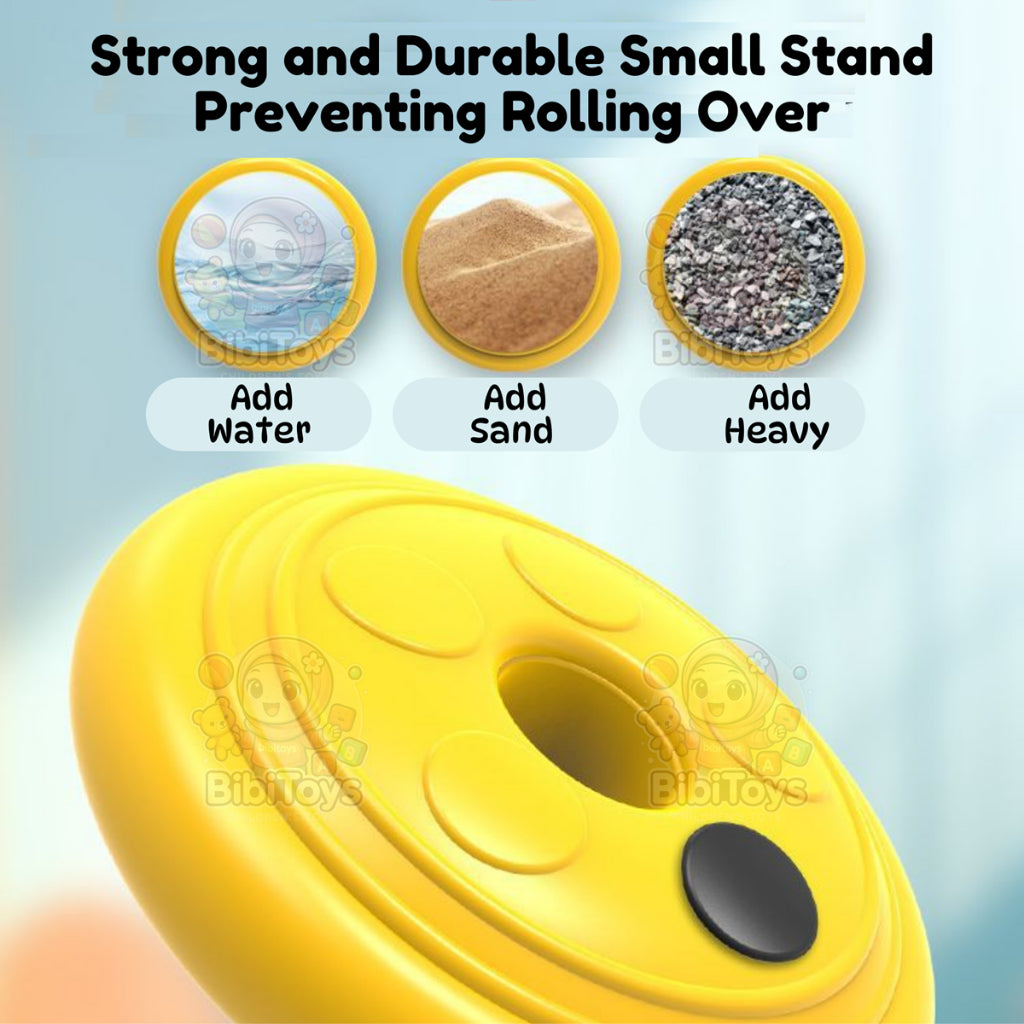 BIBISWIM Adjustable Kids Basketball Hoop Set