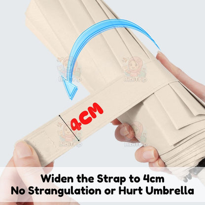 BIBISWIM Heavy Duty Auto UV Umbrella