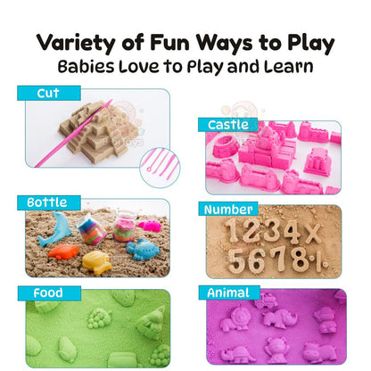 BIBISWIM Kids Sand Castle Kit 1kg 2kg