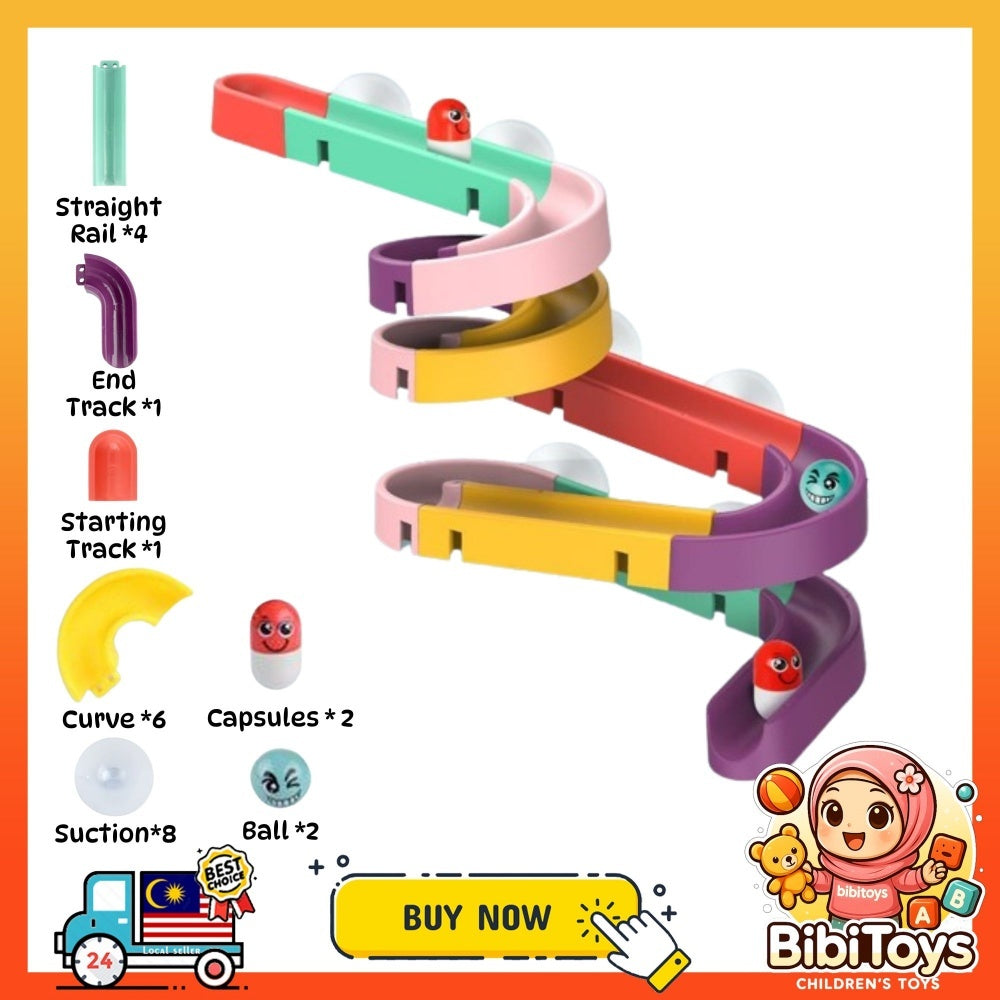 BIBISWIM Bath Ball Water Slide Track