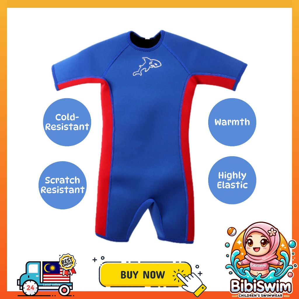 BIBISWIM Kids Cold Water Wetsuit UPF 50