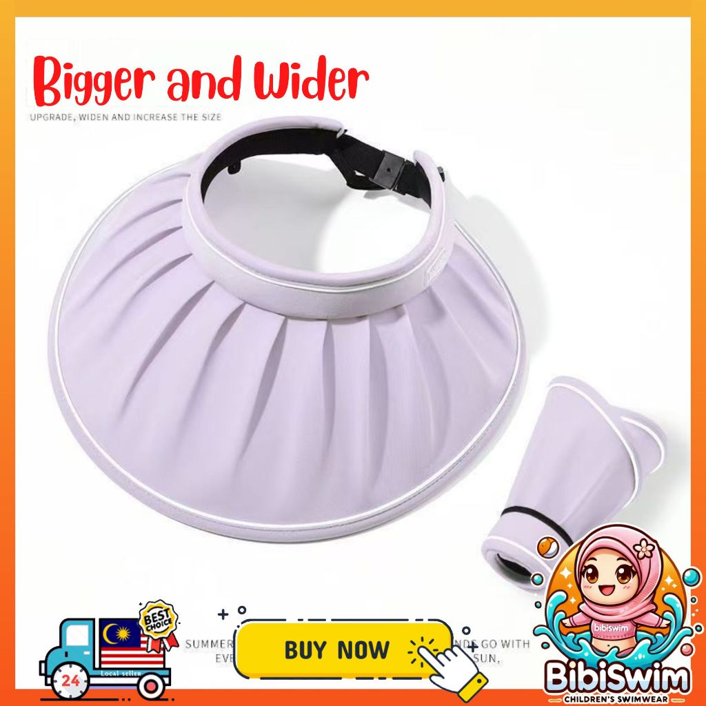 BIBISWIM Foldable Neck Flap Sun Hat