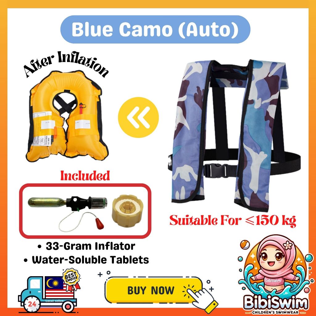 BIBISWIM AutoInflate Swim Vest