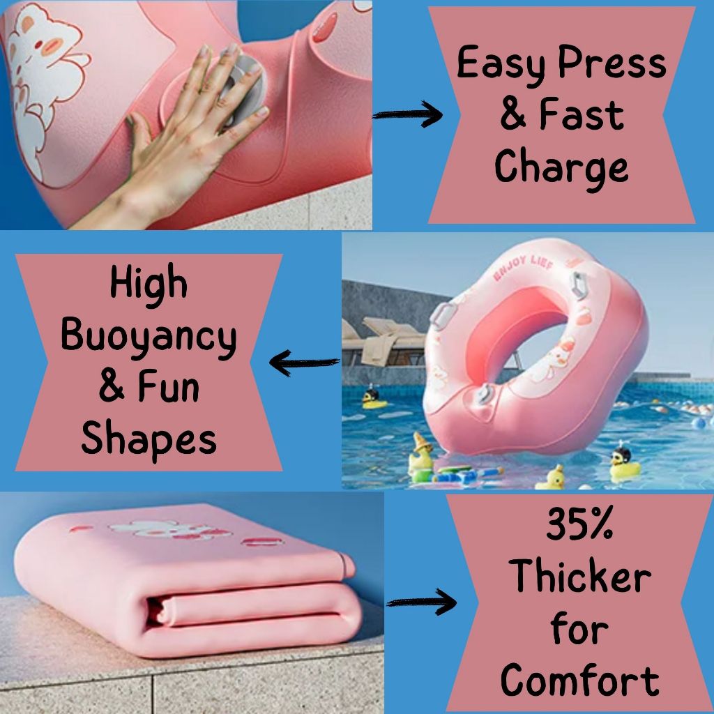 BIBISWIM SelfInflating Swim Ring