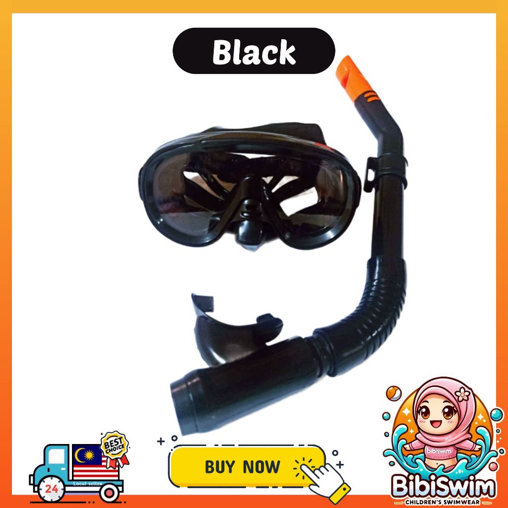 BIBISWIM 20 Color Snorkel Mask Set