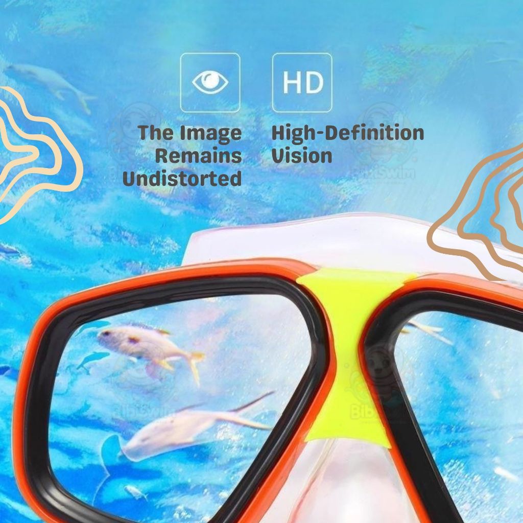 BIBISWIM Anti-Fog Leakproof Snorkel Set