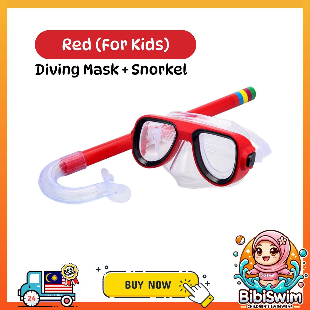 BIBISWIM Anti-Fog Leakproof Snorkel Set