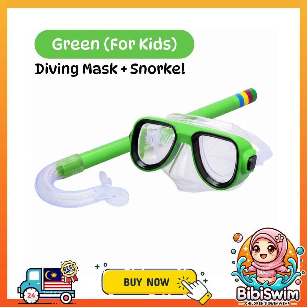 BIBISWIM Anti-Fog Leakproof Snorkel Set