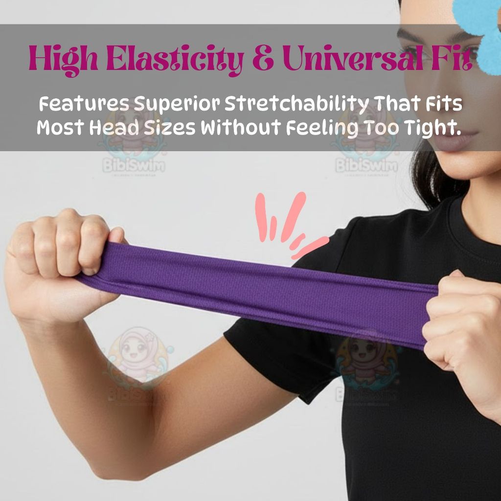 BIBISWIM Modest Swim Cap 6 Colors