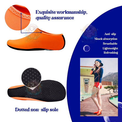 BIBISWIM Seaside Kids Anti-Slip Swim & Beach Socks