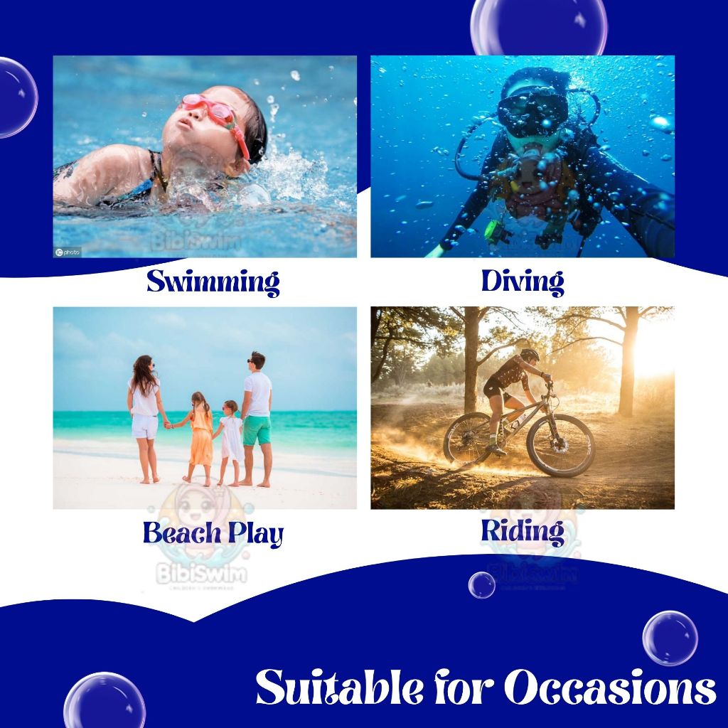 BIBISWIM Seaside Kids Anti-Slip Swim & Beach Socks