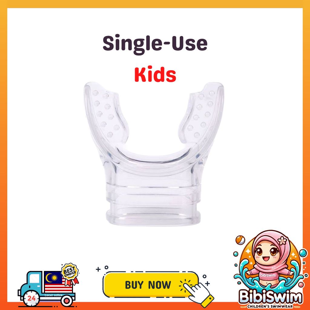 BIBISWIM Ocean Silicone Diving Snorkel Mouthpiece