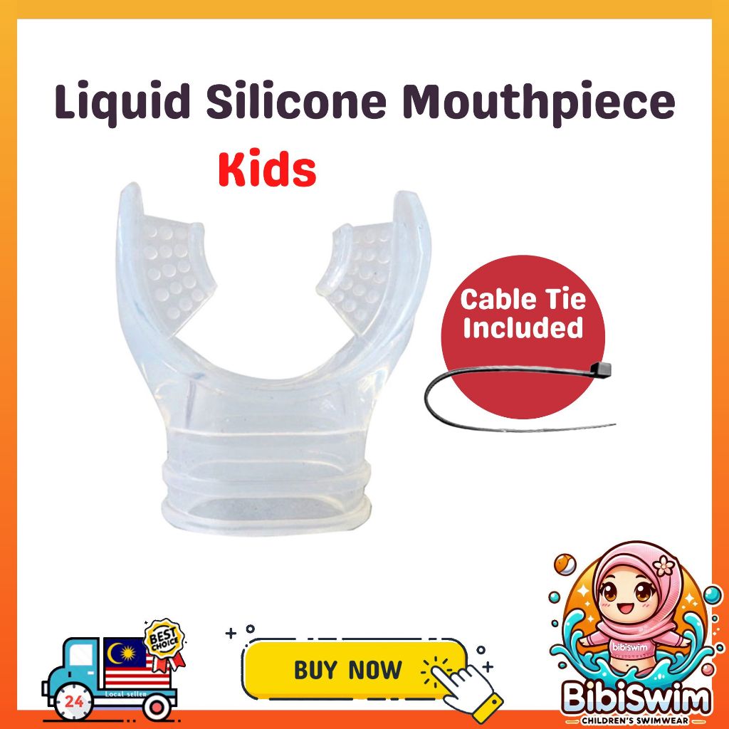 BIBISWIM Ocean Silicone Diving Snorkel Mouthpiece