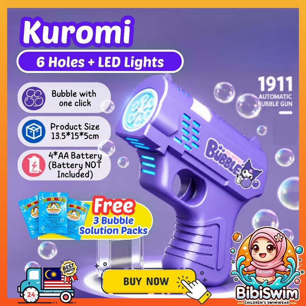 BIBISWIM Automatic Bubble Blaster with LED Lights
