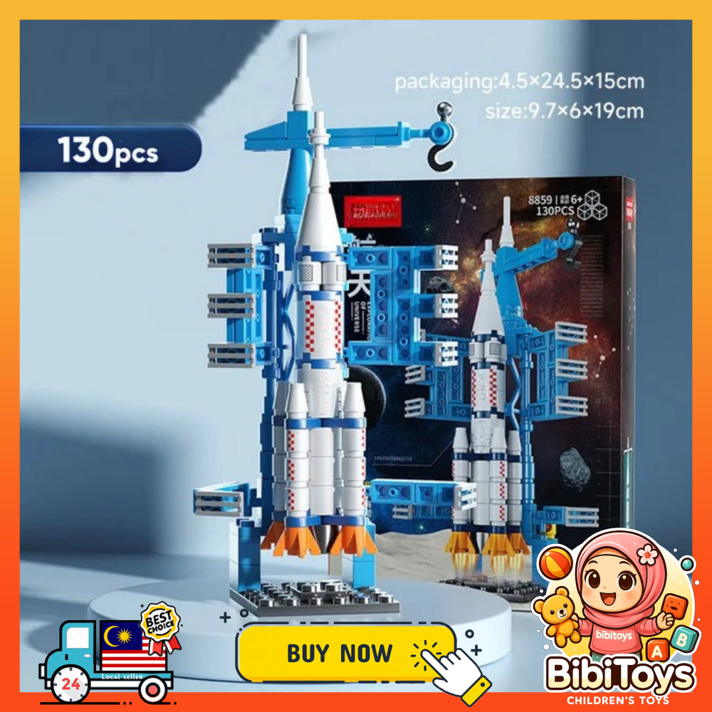 BIBISWIM Space Station Rocket Blocks