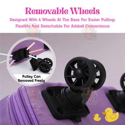 BIBISWIM Expandable Wheeled Travel Bag