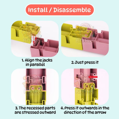 BIBISWIM Bath Ball Water Slide Track