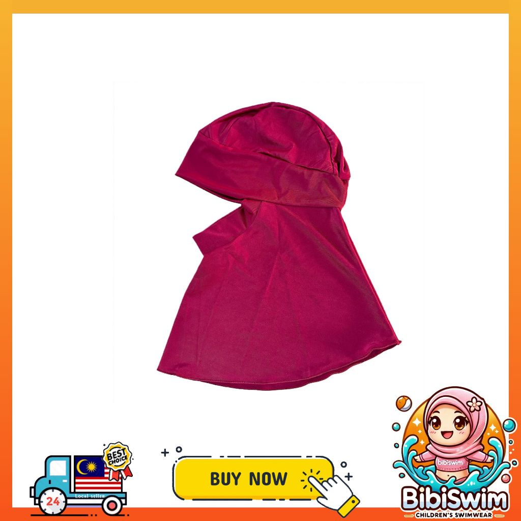 BIBISWIM Modest Swim Cap 6 Colors