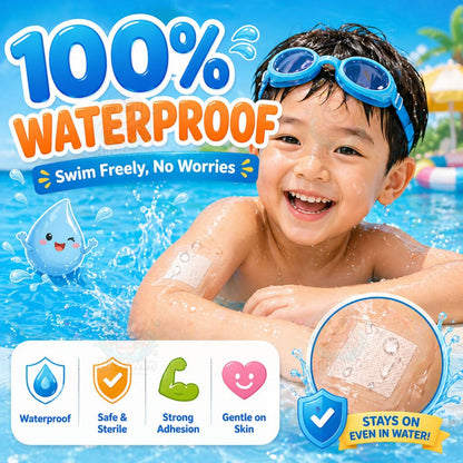 BIBISWIM Ocean Shield Waterproof Transparent Plasters