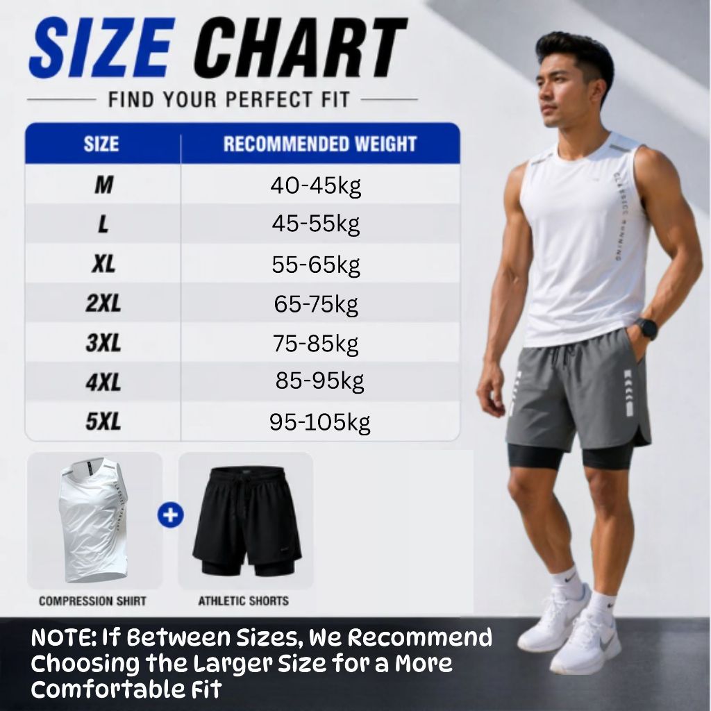 BIBISWIM Resort Sleeveless Men's Swim Vest Set