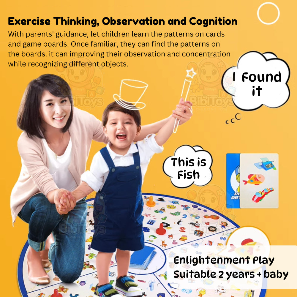 BIBISWIM Detective Memory Focus Game