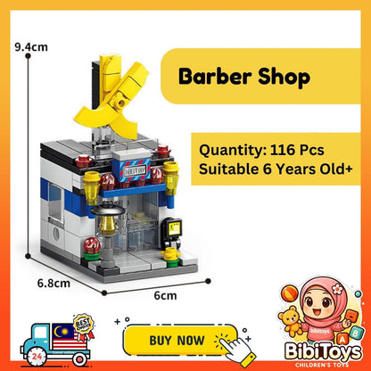 BIBISWIM STEM Street Shop Building Blocks
