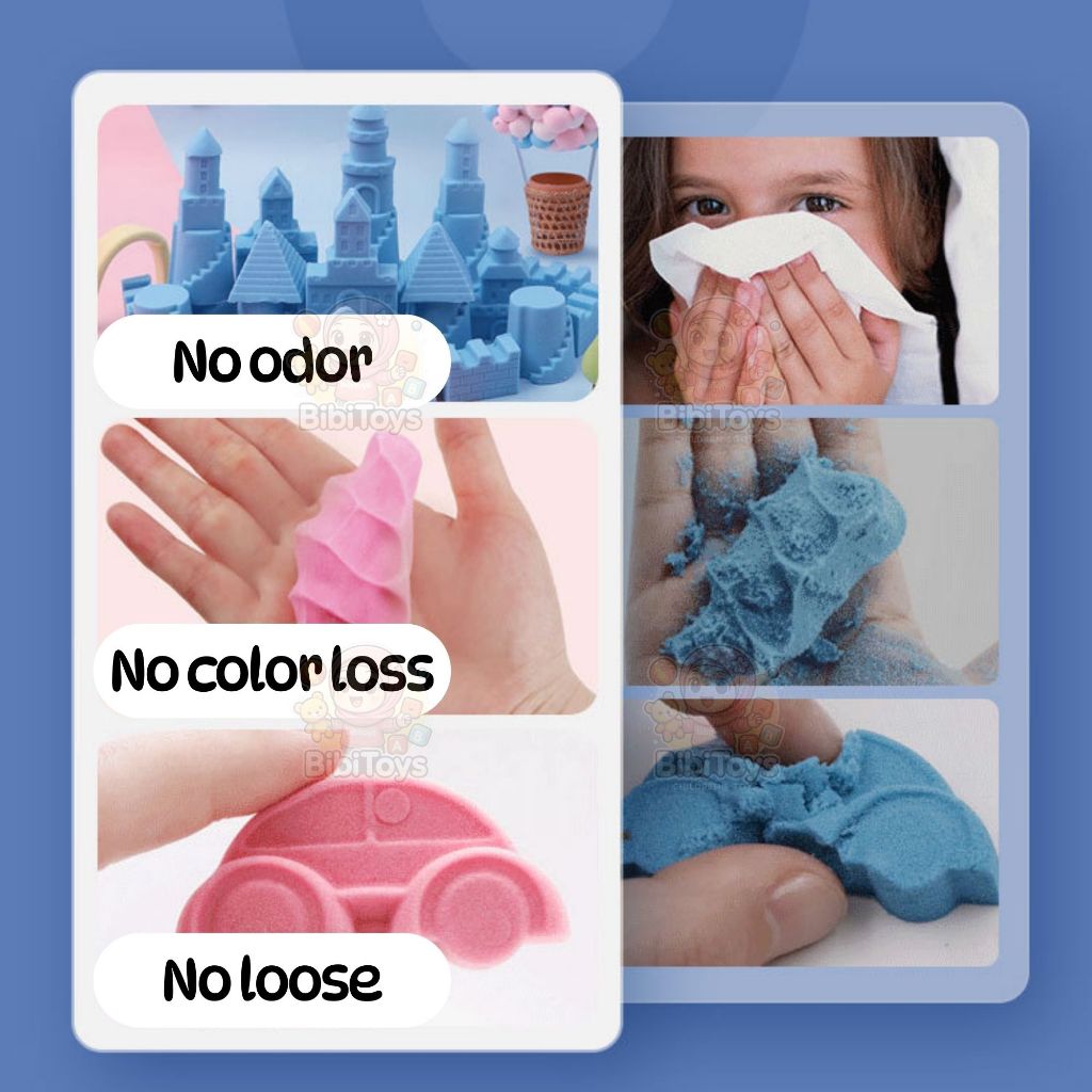 BIBISWIM Kids Sand Castle Kit 1kg 2kg