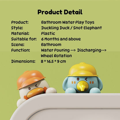 BIBISWIM Rotating Water Wheel Bath Toy