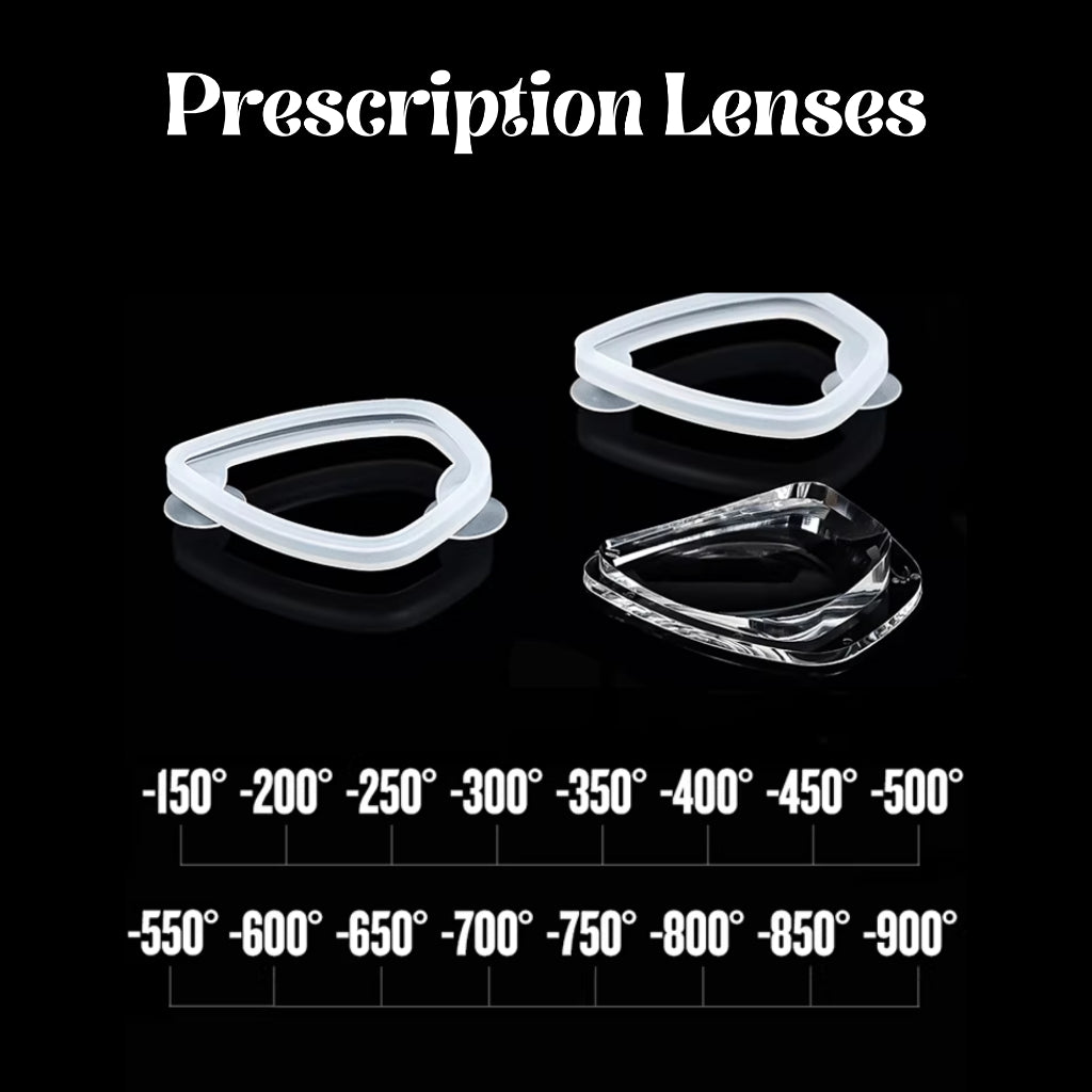 BIBISWIM Myopia Snorkel Mask Power Lens