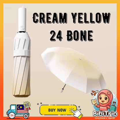 BIBISWIM 6-Rib Mini Pocket Sun Rain Umbrella