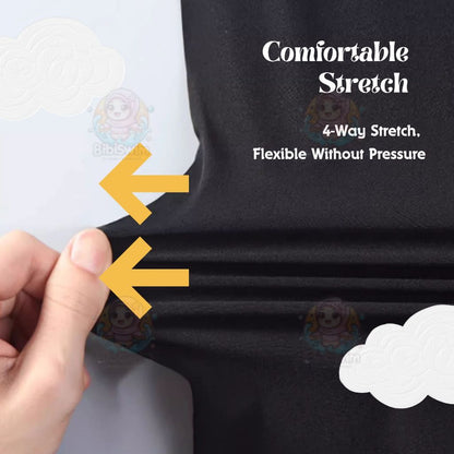 BIBISWIM Plus Size Hijab Swimsuit 6 Stripes