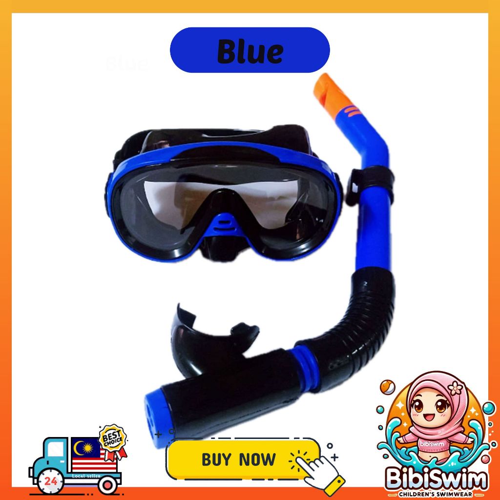 BIBISWIM 20 Color Snorkel Mask Set