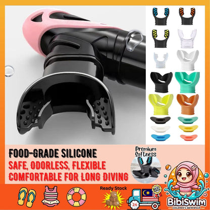 BIBISWIM Ocean Silicone Diving Snorkel Mouthpiece