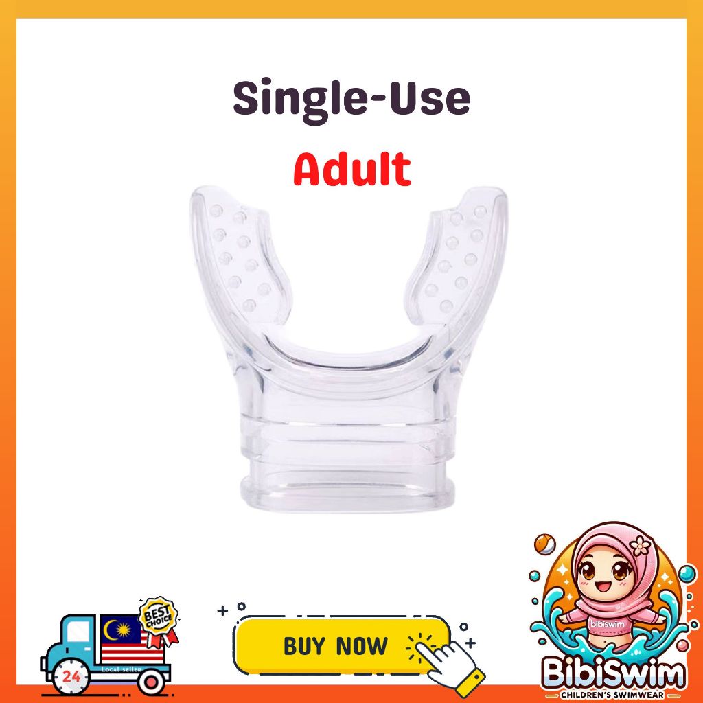 BIBISWIM Ocean Silicone Diving Snorkel Mouthpiece