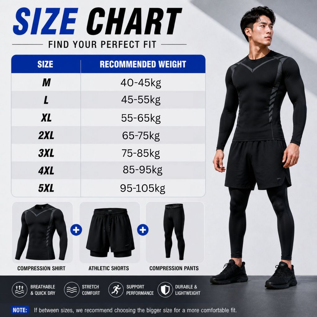 BIBISWIM Ocean Wave Men's Rash Guard Swim Set