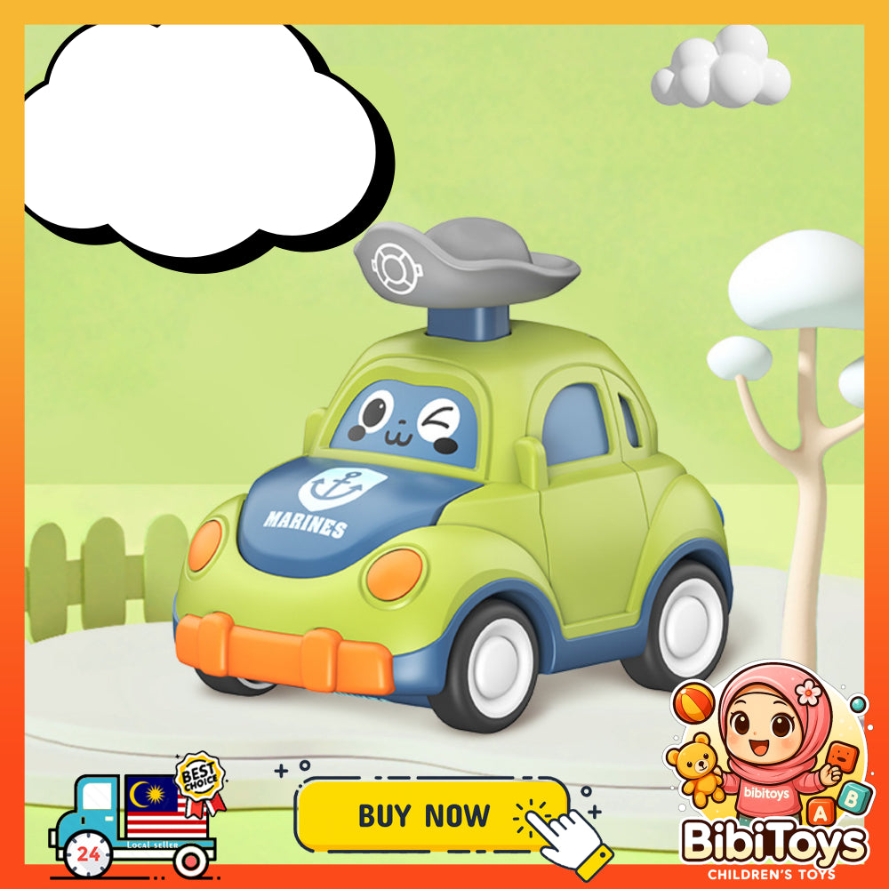 BIBISWIM Press & Go Toddler Cars